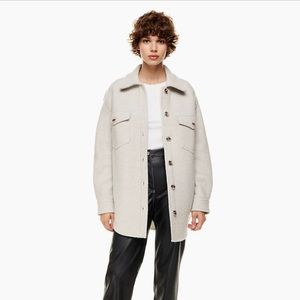 NWT Aritzia Wilfred Free Ganna Jacket in Ash Grey